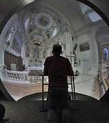 Viewing footage in the dome