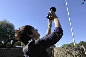 Pointing the camera - up! Pointing the camera - up!